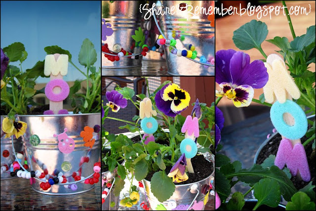 Mother's Day Projects - Flower Buckets