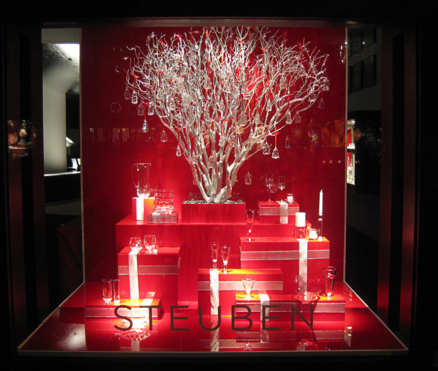 geoff howell studio inc oh crystal christmas tree steuben glass christmas ornaments