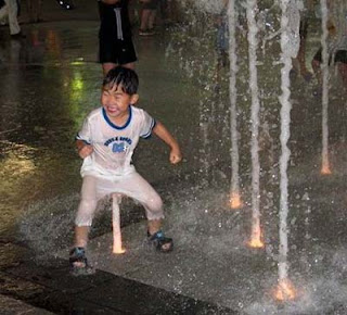 Just enjoying the fountain Just enjoying the fountain
