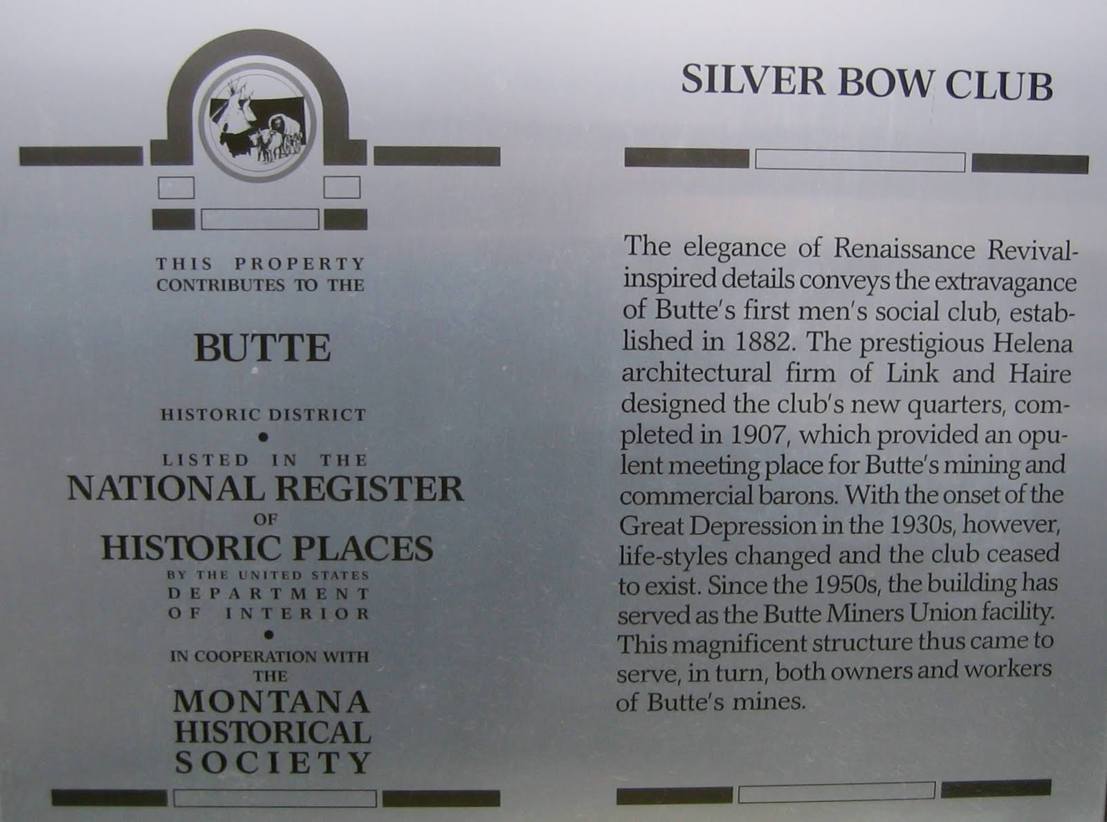 EcoRover Butte's "exclusive" Silver Bow Club