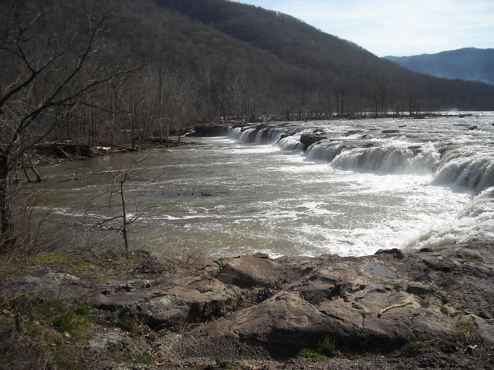 Blue Highways of America Sandstone Falls, New River National
