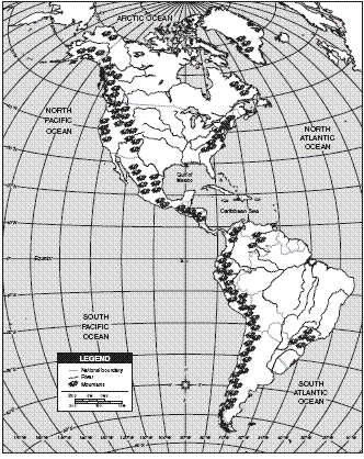 CONTINENTE AMERICANO FISICO