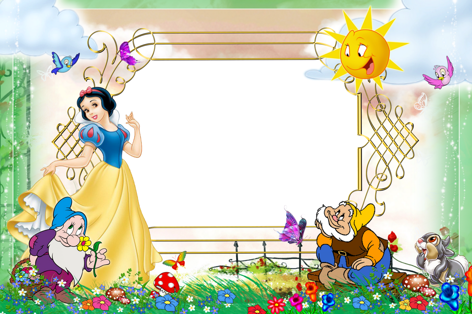 Máscaras, Molduras e Frames da Branca de Neve