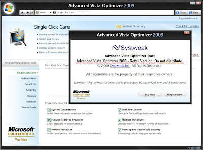 Advanced Vista Optimizer 2009 3.5