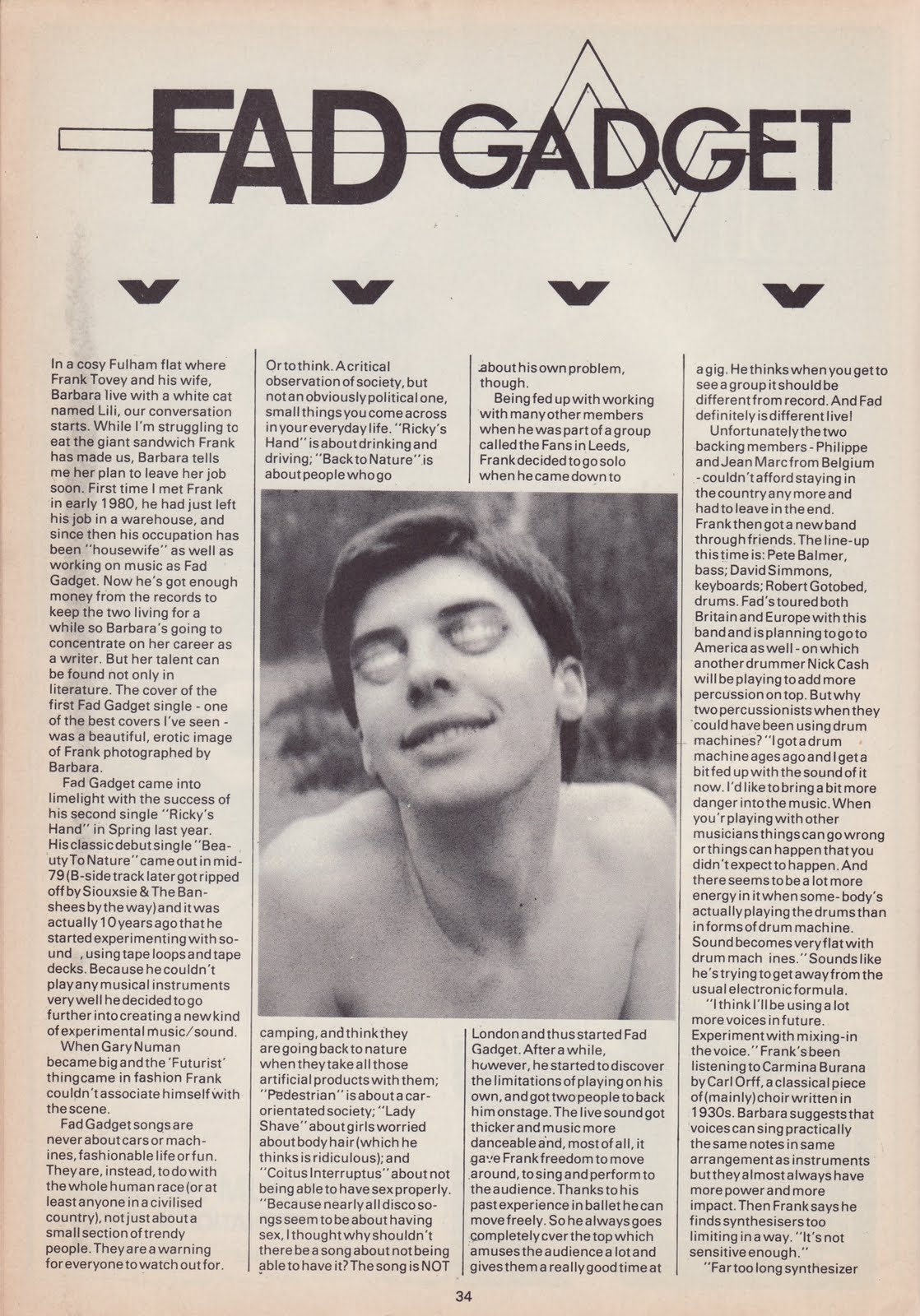 Fad Gadget Make Room Fad Gadget Make Room