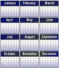 calendar for ISO 9001 certified companies
