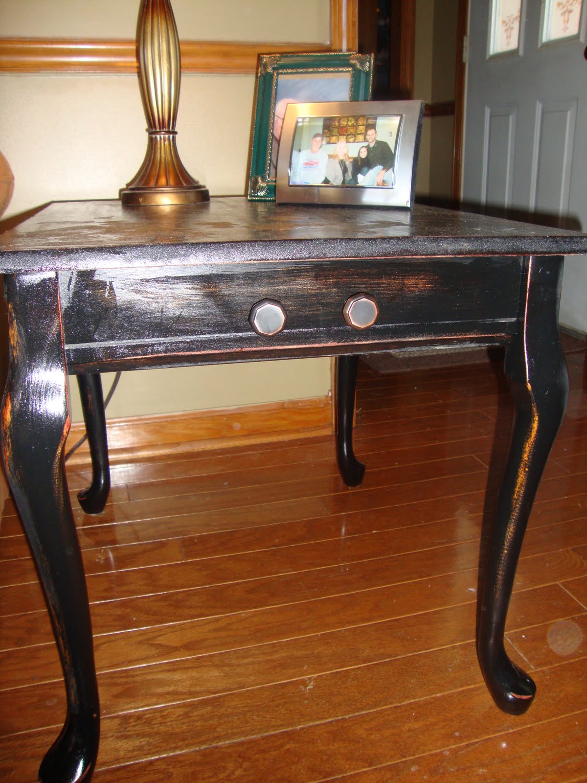 Amazing Grays Distressed End Tables