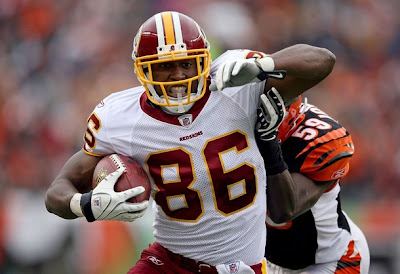 Redskins tight end Fred Davis in action