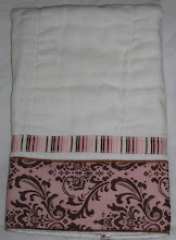Pink and Brown Damask
