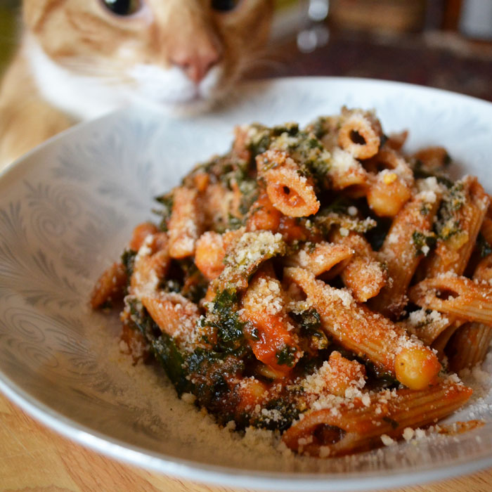 avie designs GARBANZO BEAN & KALE PASTA