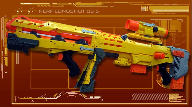 Nerf N-Strike Longstrike CS-6 Longshot Gun Reviews