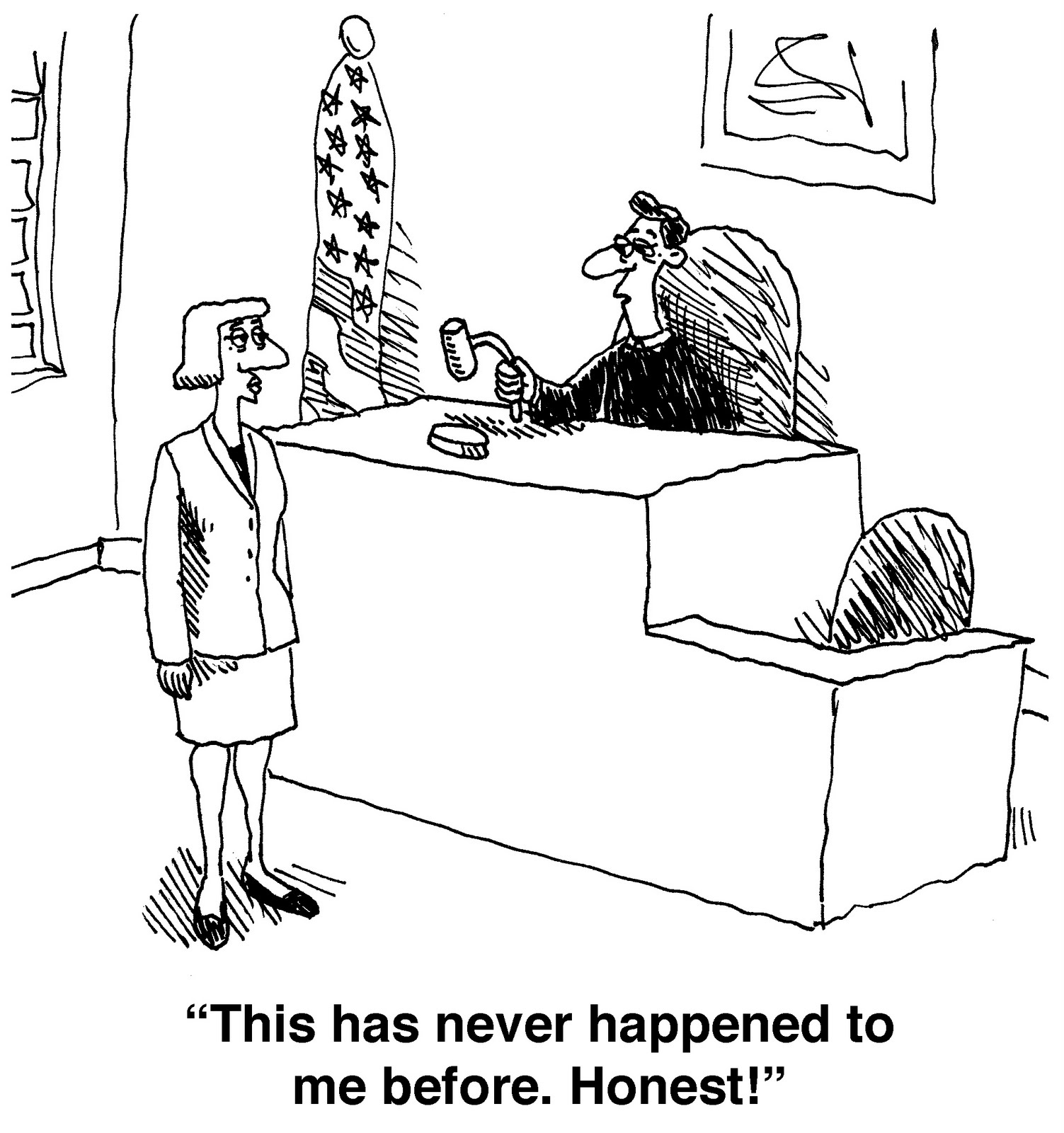 WITH A FLACCID GAVEL