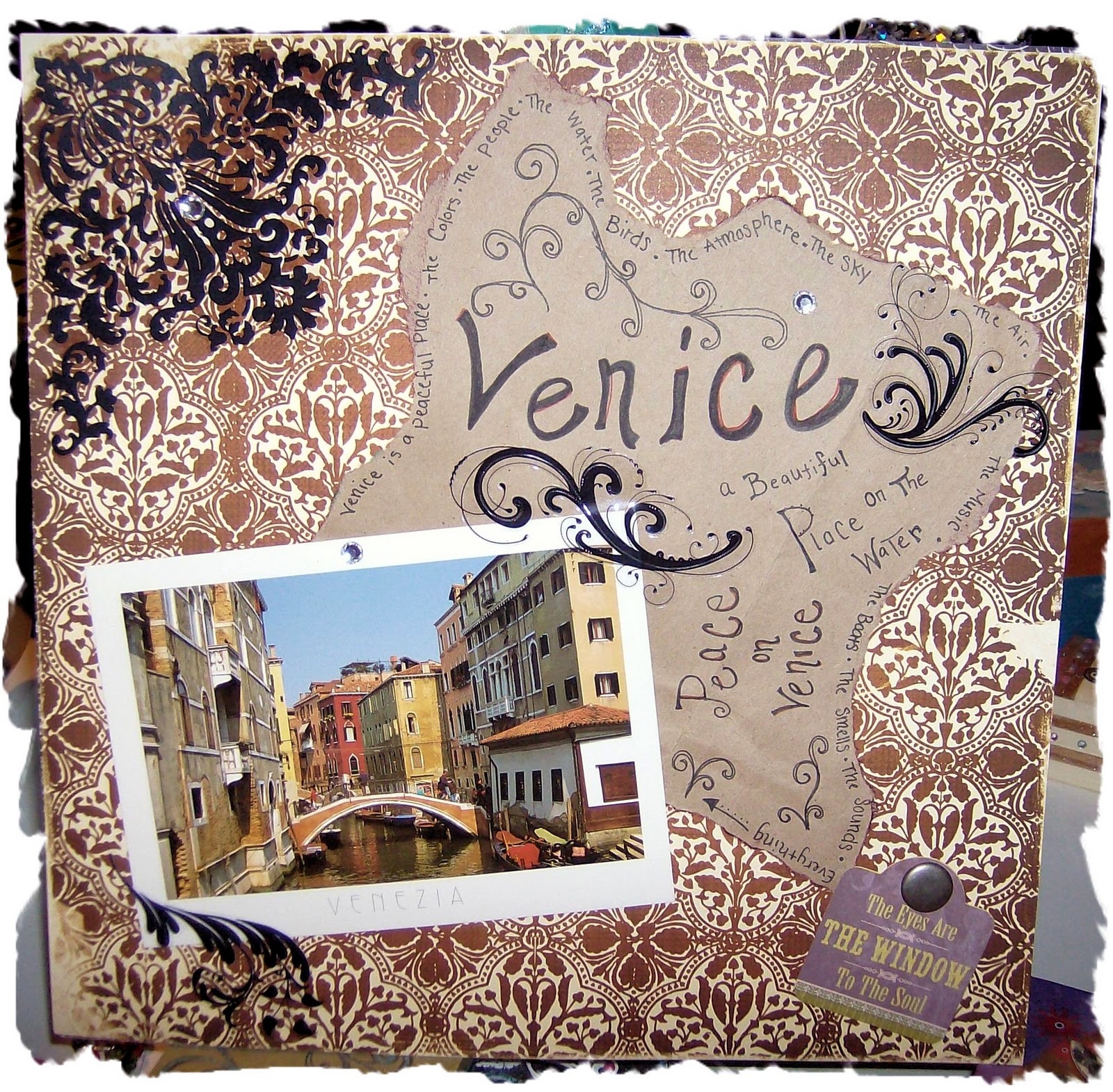 CrafTastic Some pages from my Europe scrapbook im working on
