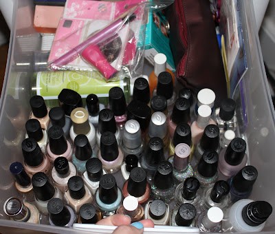 Got this 3 drawer organizer at Target for $6! nail polish