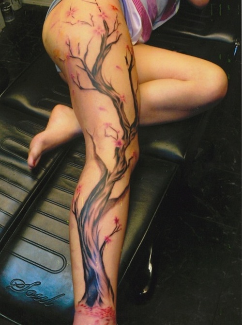 pictures of meaningful tattoos. Cherry blossom flower tattoo