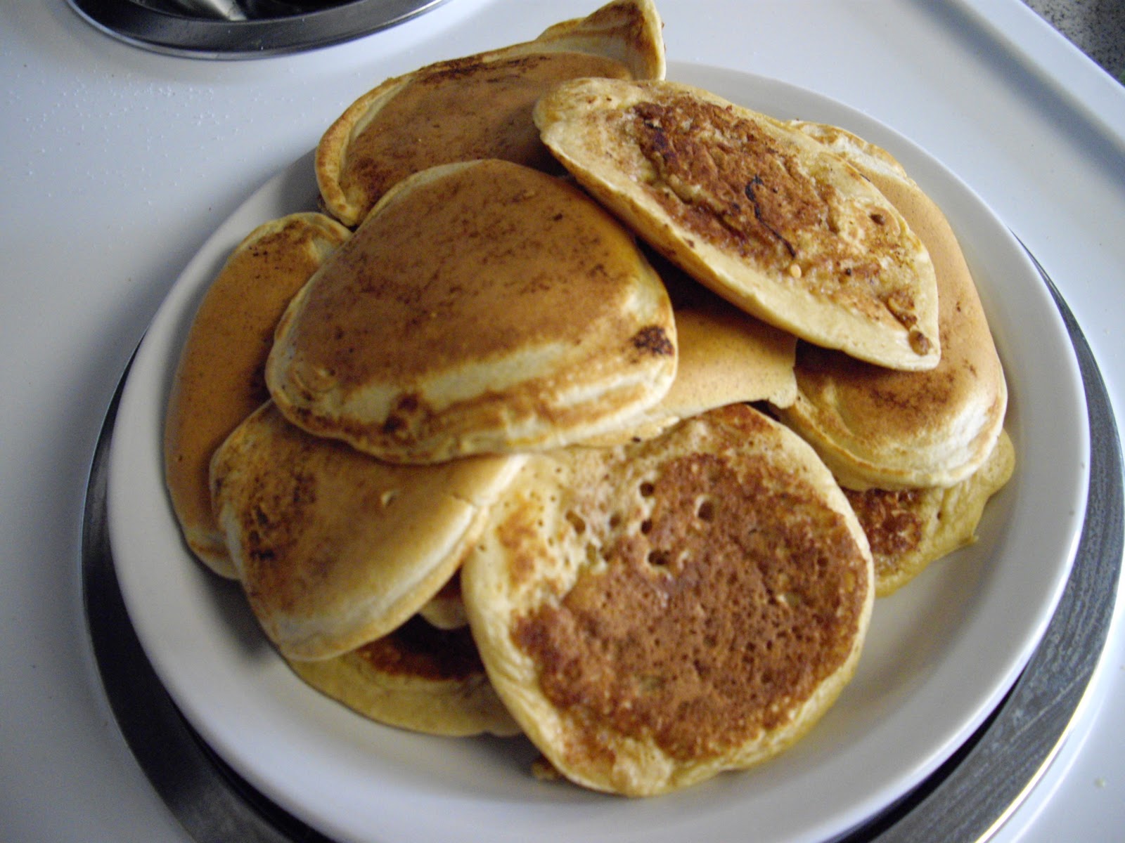 Pancakes cooking ala mel