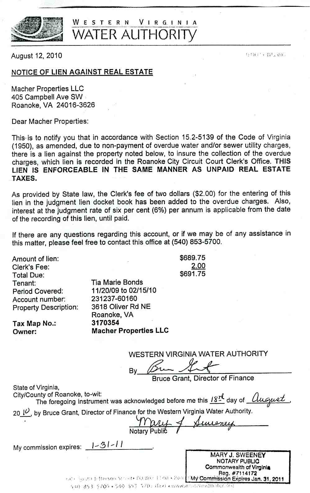 Real Estate Investors of Virginia Western Virginia Water Authority Continues Their Relentless