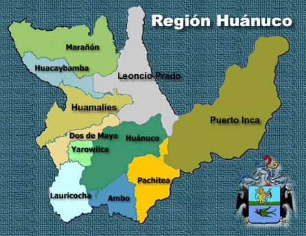 LAS PROVINCIAS DE HUANUCO las provincias de huanuco: