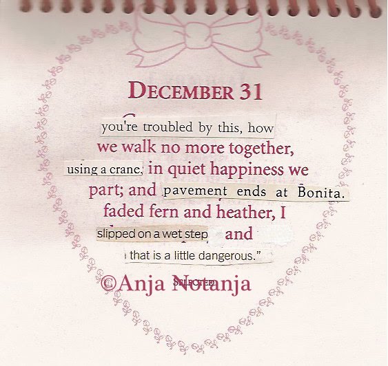 A Calendar of Altered Quotes by Notanja: December 31st