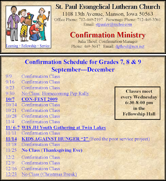 St. Paul Confirmation