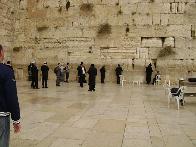 JERUSALEM - The Western Wall - Judaism's most holy site. / @JDumas