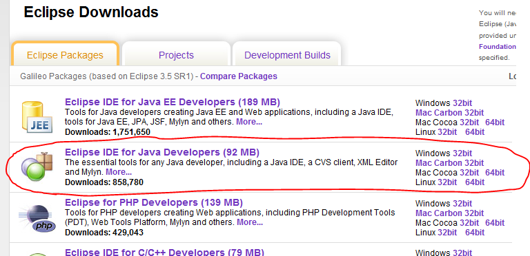 Download Eclipse For Android Development On Mac