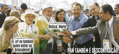 Molecagem sobre foto do Ricardo Stuckert/PR