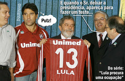 Molecagem sobre foto do Ricardo Stuckert/PR