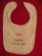 Bibs with cute sayings or a design plus name