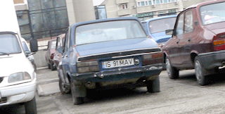 masina, rabla, auto, abandonata in Iasi