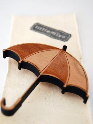 Umbrella Brooch