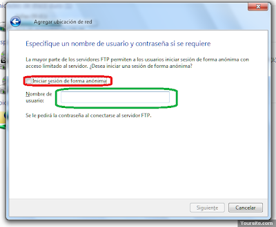 Conectar FTP sin programas Conectar FTP sin programas