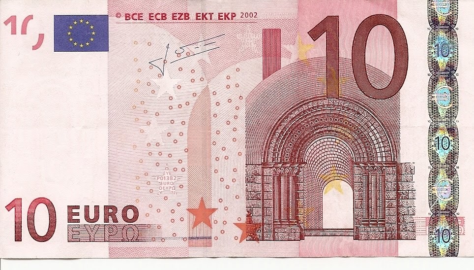 Монеты, Coins, Münzen: 10 Евро банкнота тоже по своему хороша!!