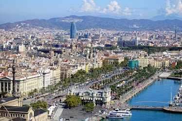 Vista panoramica de  Barcelona