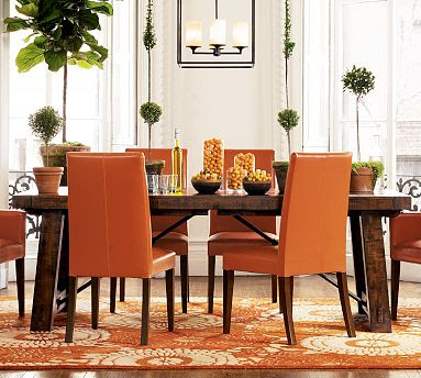 كل شي اورانج روعة Orange+Dining+Set+from+Pottery+Barn