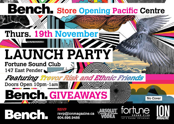 Bench Opening Party Fortune Sound Club News