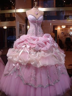 Wedding Gown with a different color. Wedding Gown