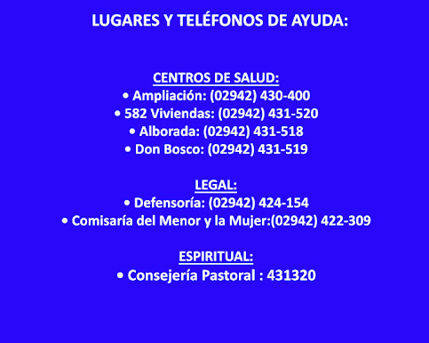 INFORMACIÓN IMPORTANTE