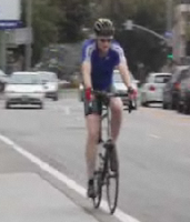 Conan O'Brien Rides Bike To Keep In Shape At LA 5/12/09