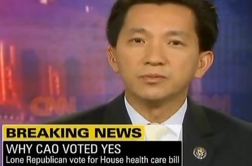 Rep. Cao, Only Republican Vote For Health Reform Bill