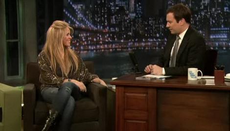 Shakira Interviews On Late Night With Jimmy Fallon