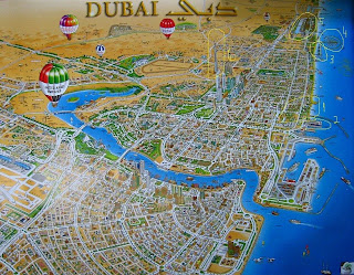 dubai map where