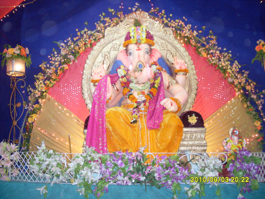 Ganpati Decoration Ideas At Home 2012 Home Decoration Of Ganpati