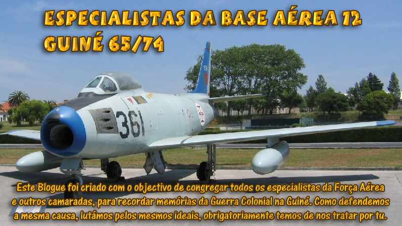 Especialistas da Base Aérea 12  Guiné 65/74