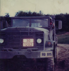 My self in my 3/8 Cav truck while in the army