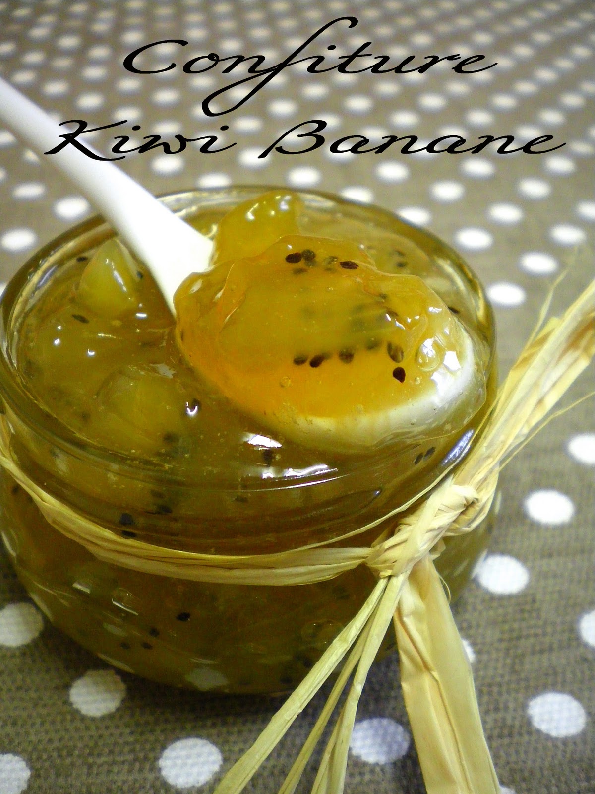 Pourquoi se priver quand c'est bon et léger? Confiture de kiwi et de