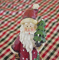 Santa Christmas Pine Tree Holiday