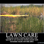 LAWN CARE - Motivational Poster