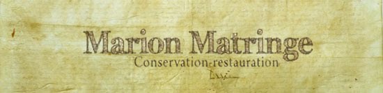 Conservation-restauration de documents graphiques