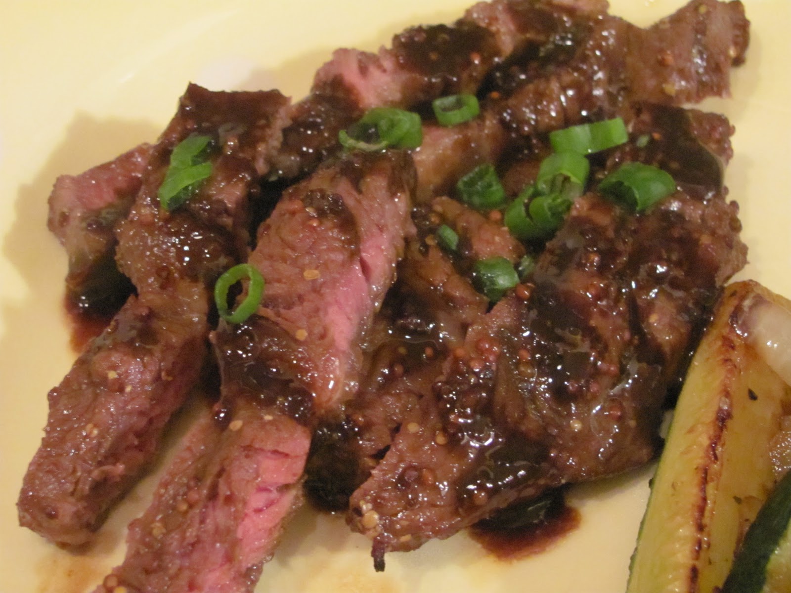 The Girly Girl Cooks MustardMolasses Flank Steak